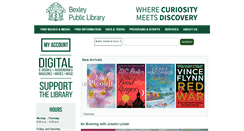 Desktop Screenshot of bexleylibrary.org